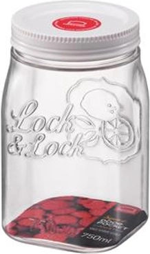 Spremnik za hranu LOCK&LOCK Square 750 ml s navojnim poklopcem
