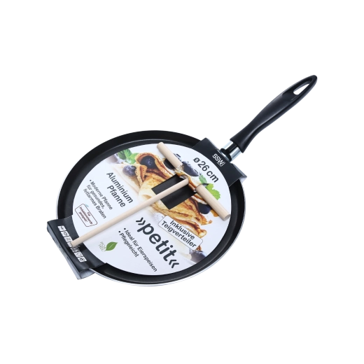 Aluminijska tava za palačinke SSW Petit 26 cm s valjkom