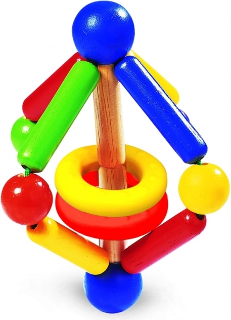 Drveno zvečkalo Spacy - WONDERWORLD