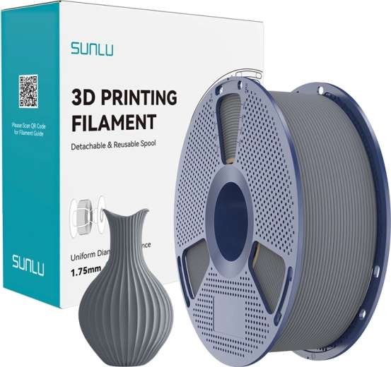 Filament SUNLU PLA Classic sivi 1,75 mm 1 kg