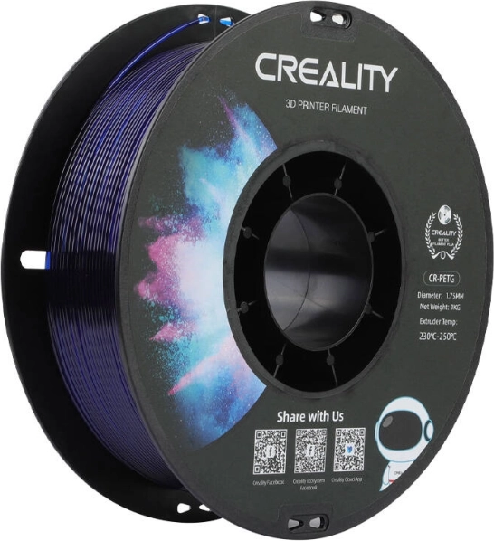 Creality CR-PETG filament 1,75 mm prozirno plava 1 kg