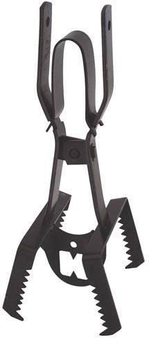 Zamka za poljske miše i voluharice – metalna, crna, 19 cm