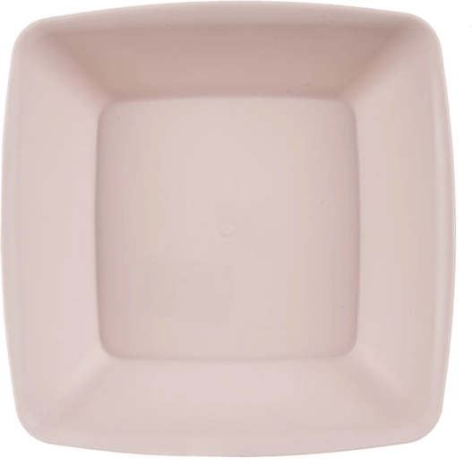 Duboki tanjur SANDY od plastike (UH), staroružičasti 17,5 × 17,5 cm