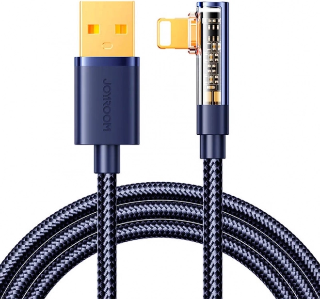 Kutni USB‑A na Lightning kabel 1,2 m Joyroom plavi