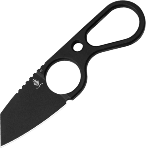 Kizer Bowtie nož za vrat od čelika D2 crni