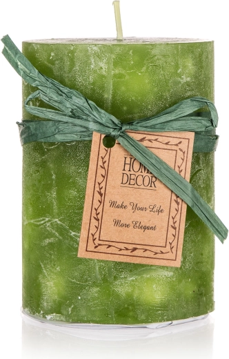 svijeća valjak green 6,8 × 9,5 cm