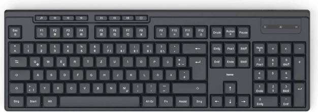 Bežična tipkovnica Hama WK-200 crna