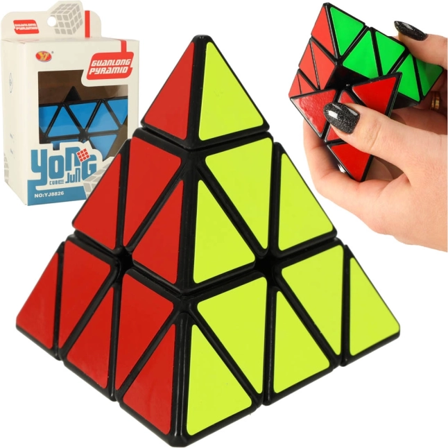 Logička igra PYRAMINX – piramidalna mozgalica 9,5 cm