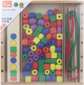 Drvena edukativna igra VIGA Logičke perle, 104 dijela Montessori
