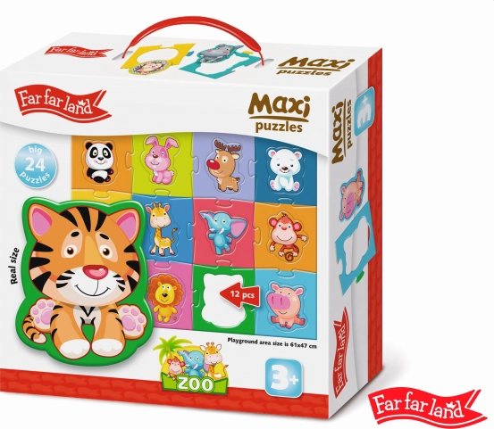Maxi Puzzle Životinje iz ZOO-a 24 dijelova