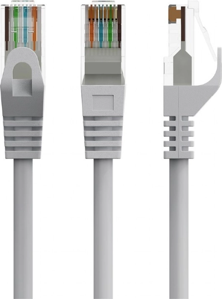 Patch kabel CAT6 bakreni UTP 1.5m sivi
