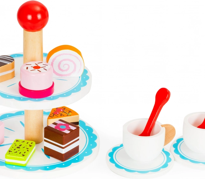 Drveni set za torte Ecotoys