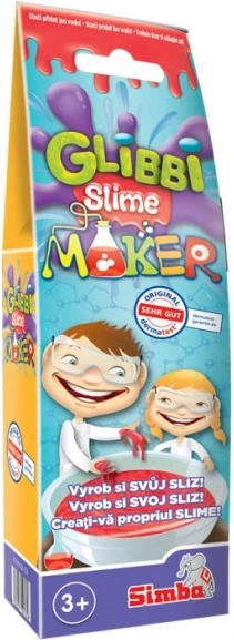 Glibbi Slime Maker – prašak za kupku koji stvara sluz, 3 boje