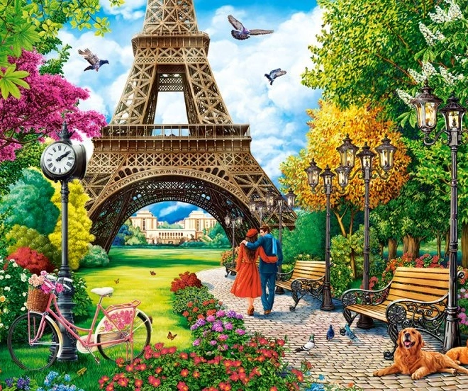 Puzzle 1000 dijelova Proljeće u Parizu