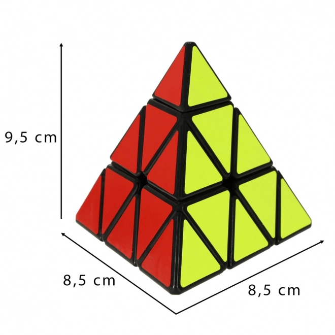 Igra puzzle PYRAMINX puzzle kocka 9,7 cm