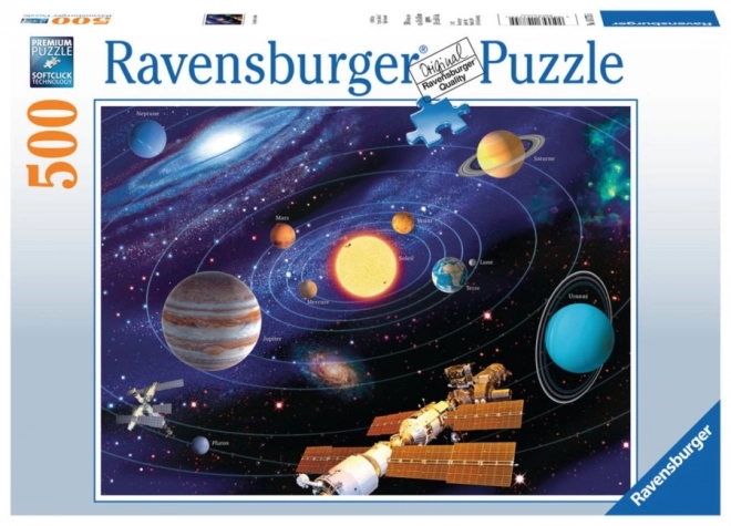 Ravensburger Puzzle Sunčev sustav 500 dijelova