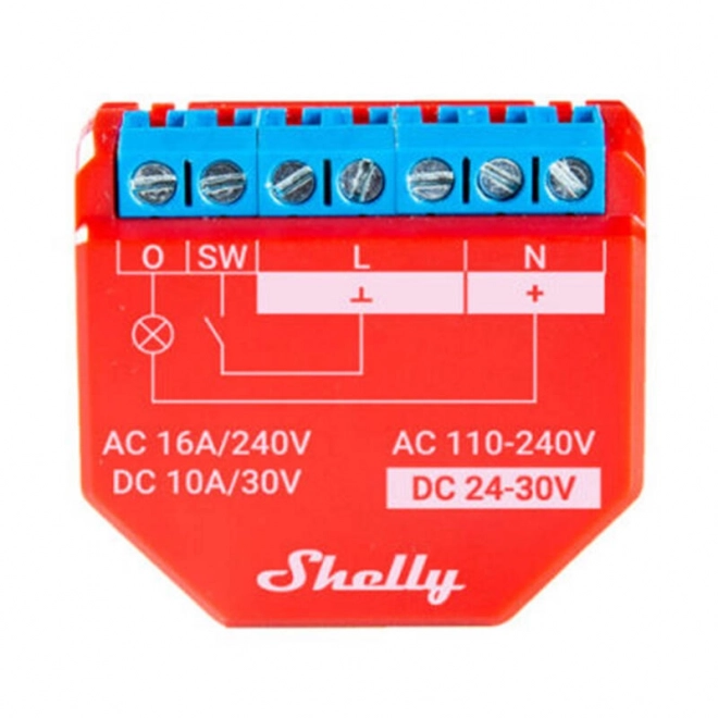 Wi-Fi Smart Relej Shelly Plus 1PM, 1 kanal 16A, s mjerenjem snage