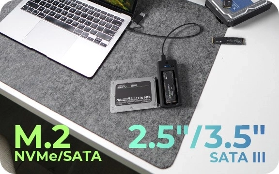 Stolne priključne stanice za SSD i NVMe diskove