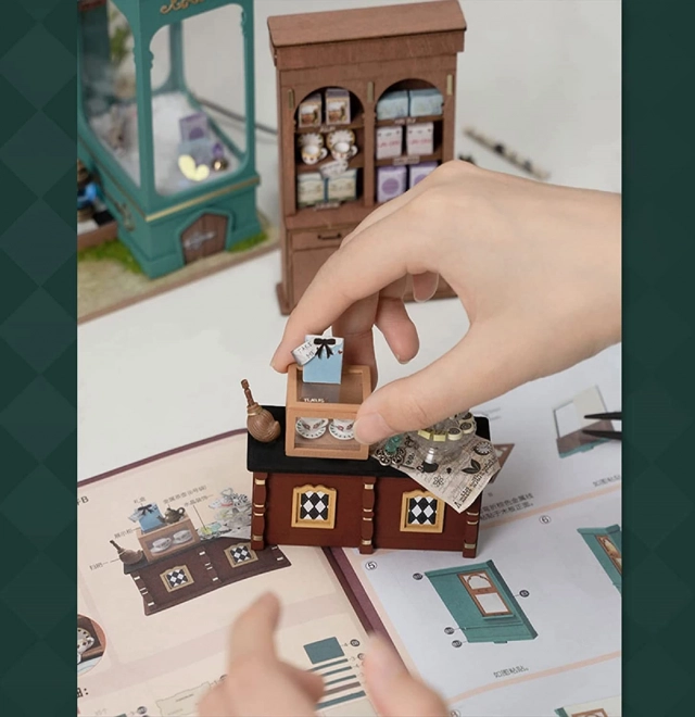 RoboTime miniatura kućice - Trgovina čajem