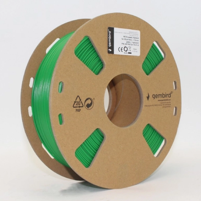 Zeleni 3D tiskovni filament PETG 1.75 mm