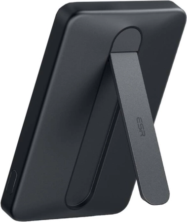 Magnetna powerbanka ESR Qi2 MagSlim 5000 mAh sa stalkom, crna