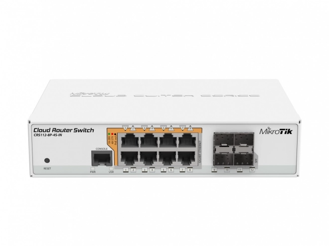 PoE prekidač MikroTik CRS112-8P-4S-IN s 8xGbE i 4xSFP