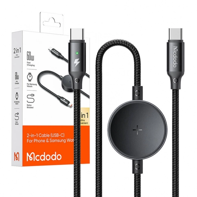 2u1 kabel za punjenje i bežični punjač za Samsung satove