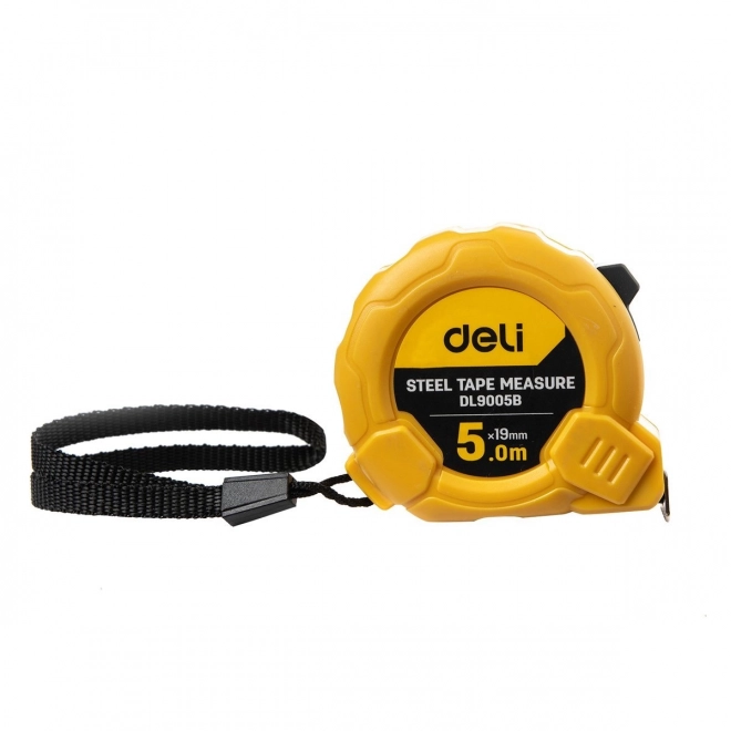 Metar 5m/19mm Deli Tools EDL9005B (Žuta)