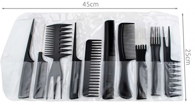 Frizerski češljevi - set od 10 kom