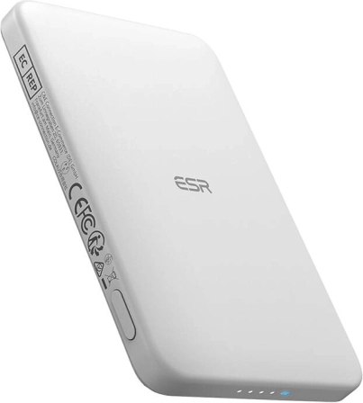 Magnetna powerbanka ESR Qi2 MagSlim 5000 mAh bijela