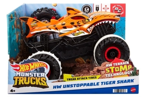 RC terenski monster truck HOT WHEELS Tiger Shark 1:15