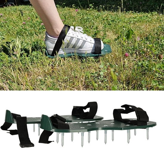 Prozračivač travnjaka - cipela s klinovima za travnjak