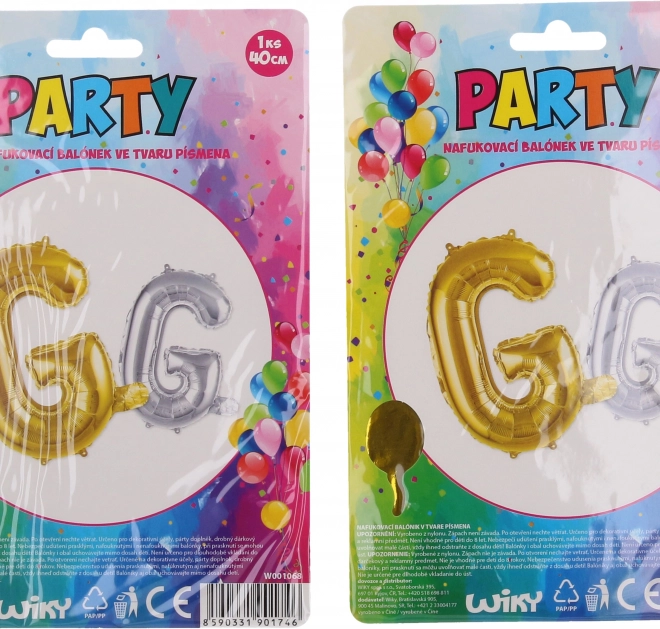 Nafukavajući balon slovo G