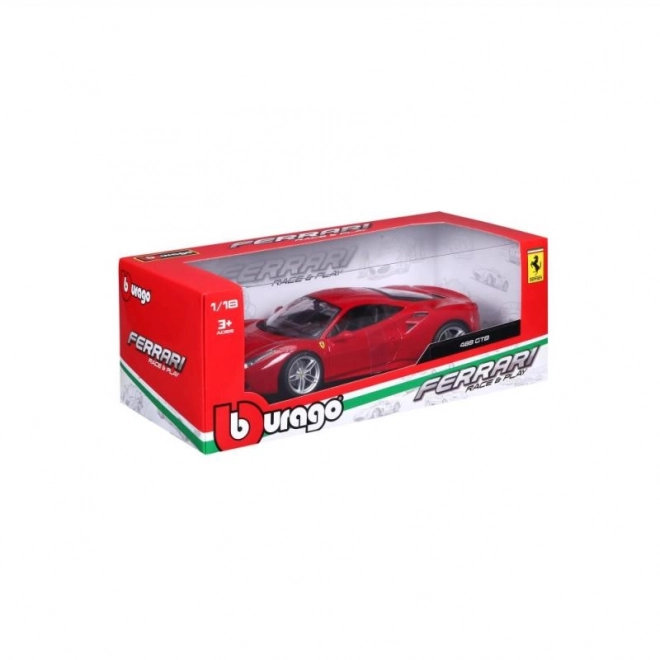 Metalni auto Ferrari 488 GTB crveno