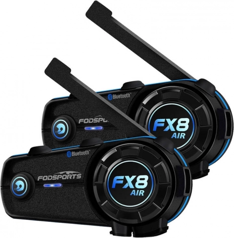 Interkom Fodsports FX8 Air za motocikle - dvostruko pakiranje