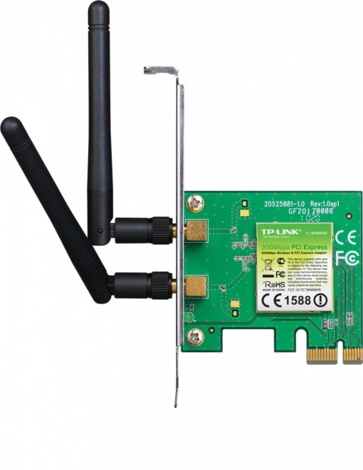Bežična kartica WiFi N300 PCI-E s dvije antene