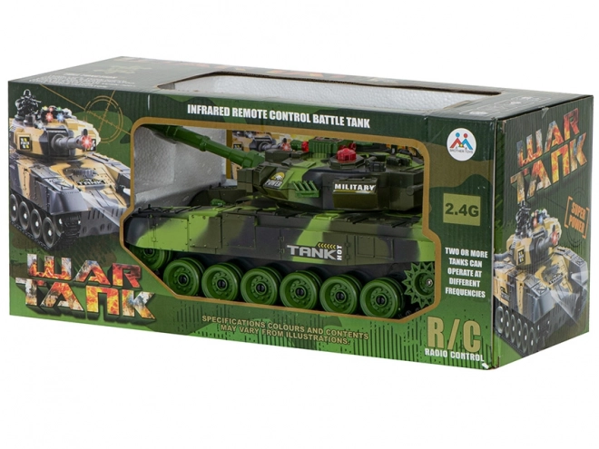 RC tenk na daljinsko upravljanje 2,4 GHz šumska kamuflaža
