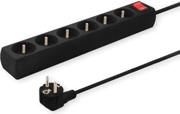 Savio produžni kabel sa šest uzemljenih utičnica