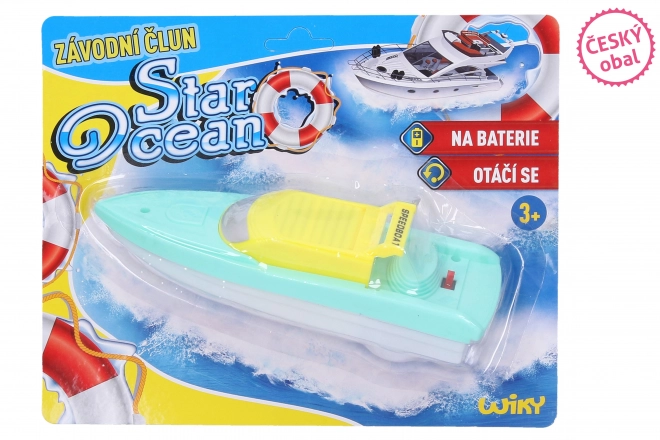 Čamac na baterije 18 cm - češka ambalaža