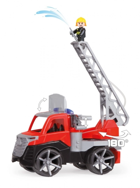 Auto Truxx 2 vatrogasci raspršuju vodu plast 29cm s figuricom