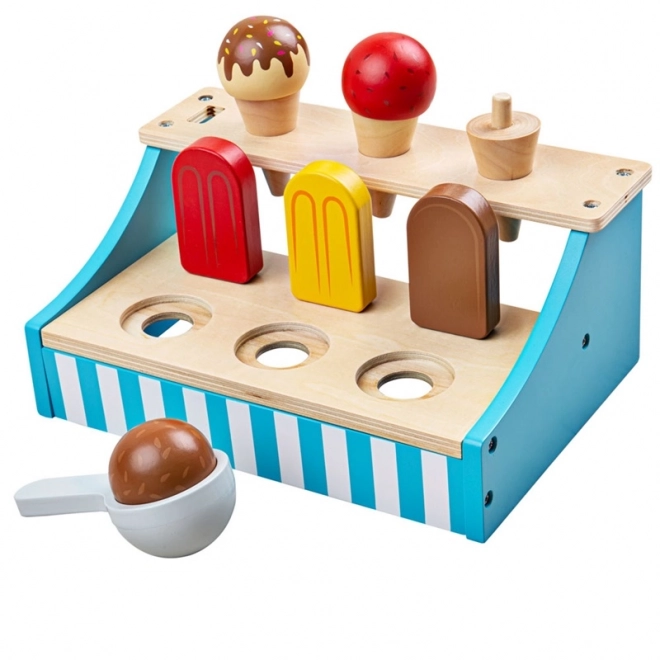 Drveni stalak za sladolede Bigjigs Toys