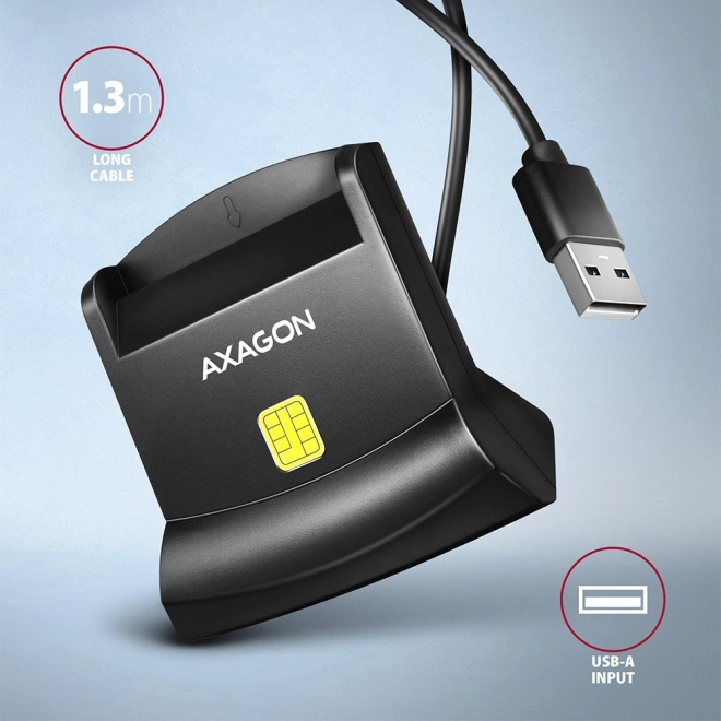 CRE-SM4N USB čitač identifikacijskih kartica, 1,3m kabel