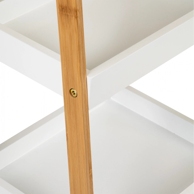 Polica s 3 police bambusijski okvir ModernHome