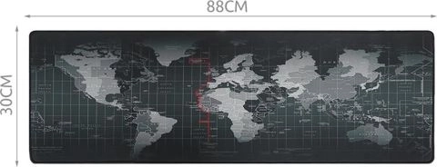 Podloga za miš i tipkovnicu XXL siva