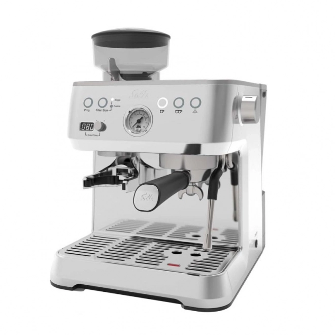 Espresso aparat Solis Grind & Infuse Perfetta srebrni