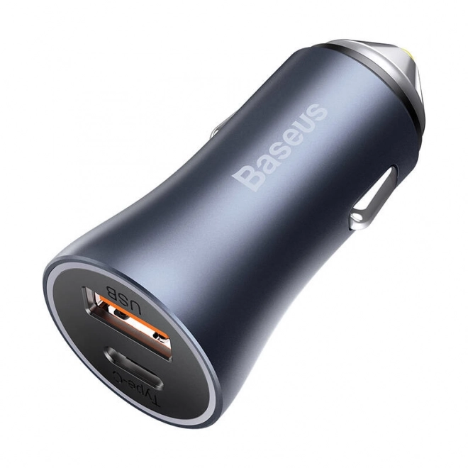 Punjač za auto Baseus s USB i USB-C, 40W