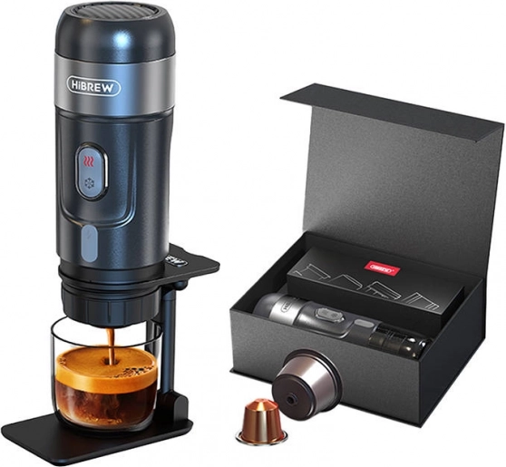 Prijenosni aparat za kavu 3 u 1 HiBREW s etuijem (80 W)
