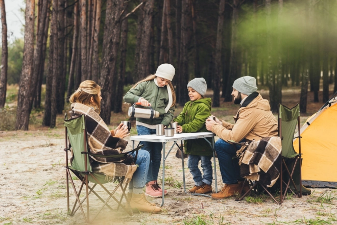 Sklopivi turistički camping stol 80x60 cm