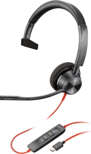 Slušalice Blackwire 3310 Mono USB-C/A MS-Teams