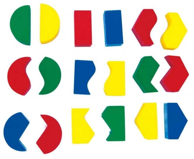 Bino Drvene puzzle geometrijski oblici